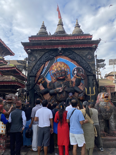 Kal Bhairav at Kathmandu Durbar Square, Kathmandu